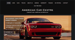 Desktop Screenshot of americancarcentre.com